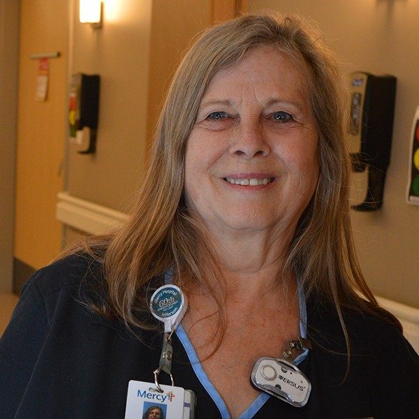 Award-winning Patient Care Technician Barb Brooks.  