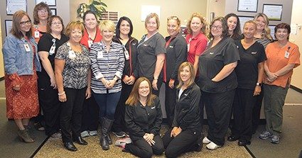 The Mercy Home Health Jefferson team was recognized for their commitment to improving quality care for patients. 