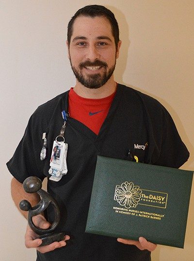 Brandon Leach, RN, is a commissioned chaplain through his church.