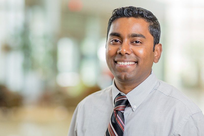 Pat's primary care physician Gokul Budati, MD, emphasizes prevention and knowing your family's medical history.  