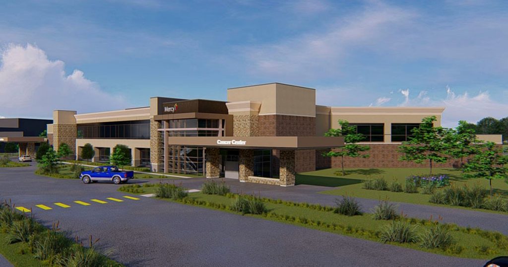 Rendering of the cancer center to be built on St. Anthony's campus.