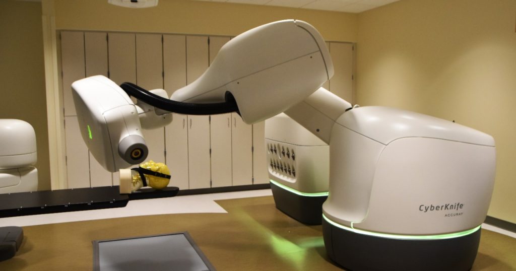 The CyberKnife M6 is now available to patients at Mercy St. Louis' David C. Pratt Cancer Center.