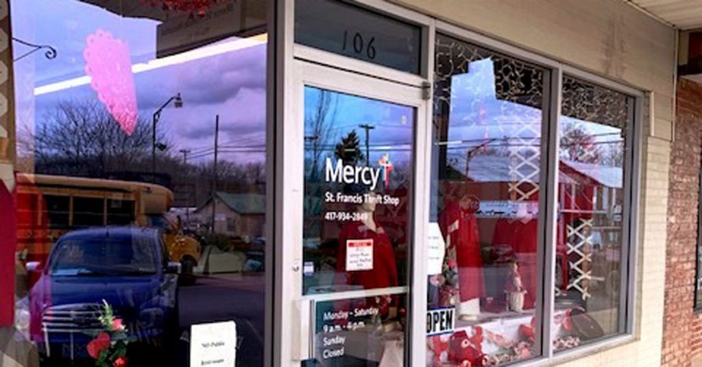 The Mercy St. Francis Hospital Thrift Shop reopens Monday, March 4 at 102 W. First St.
