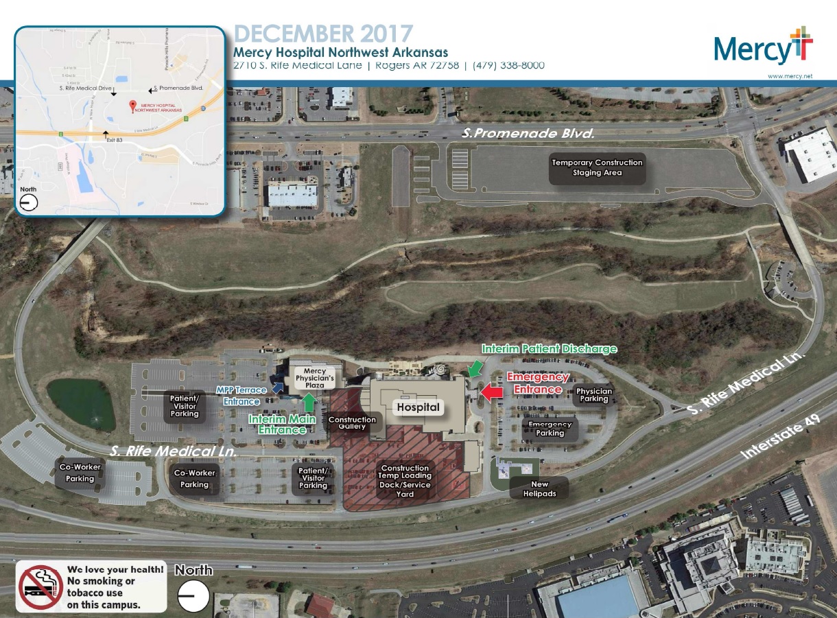 Mercy Hospital OKC Campus Map