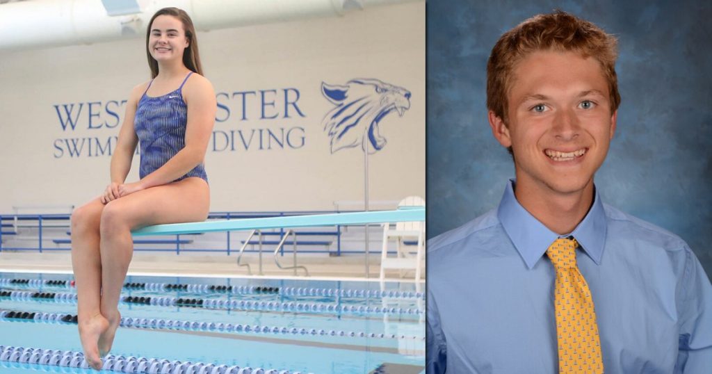 Omeara and Haskins - May Athletes of Month
