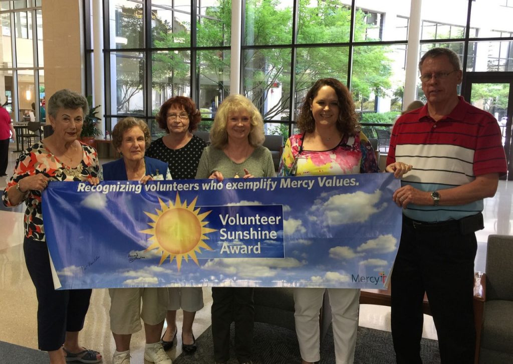 Pat Nuckols, volunteer (pictured 2nd from left)