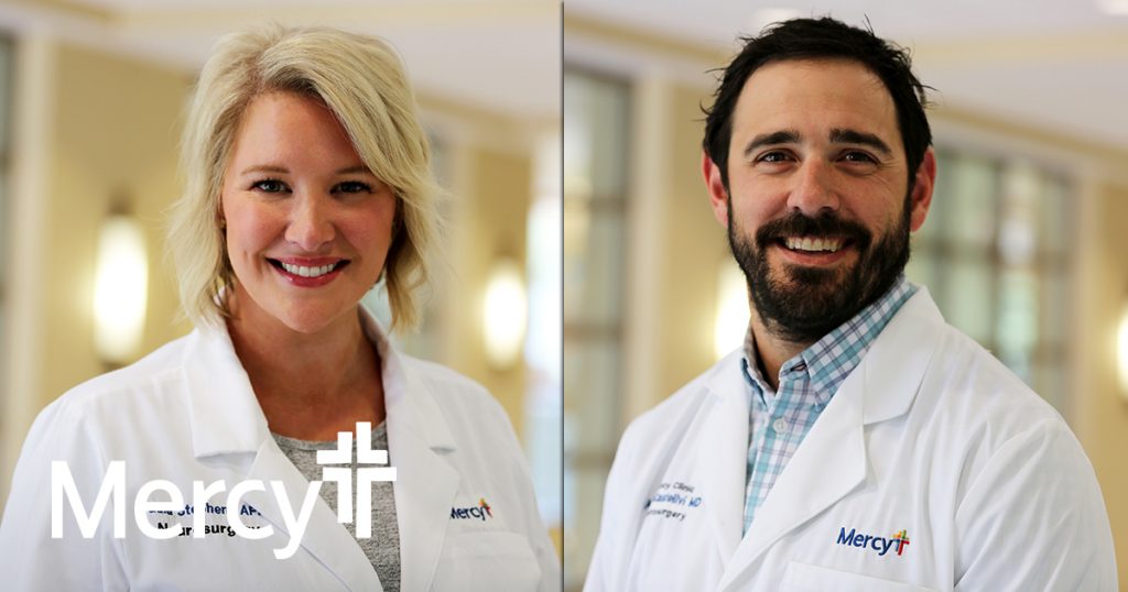 Paula Stephens, certified nurse practitioner, and Dr. Alejandro Castellvi, neurosurgeon
