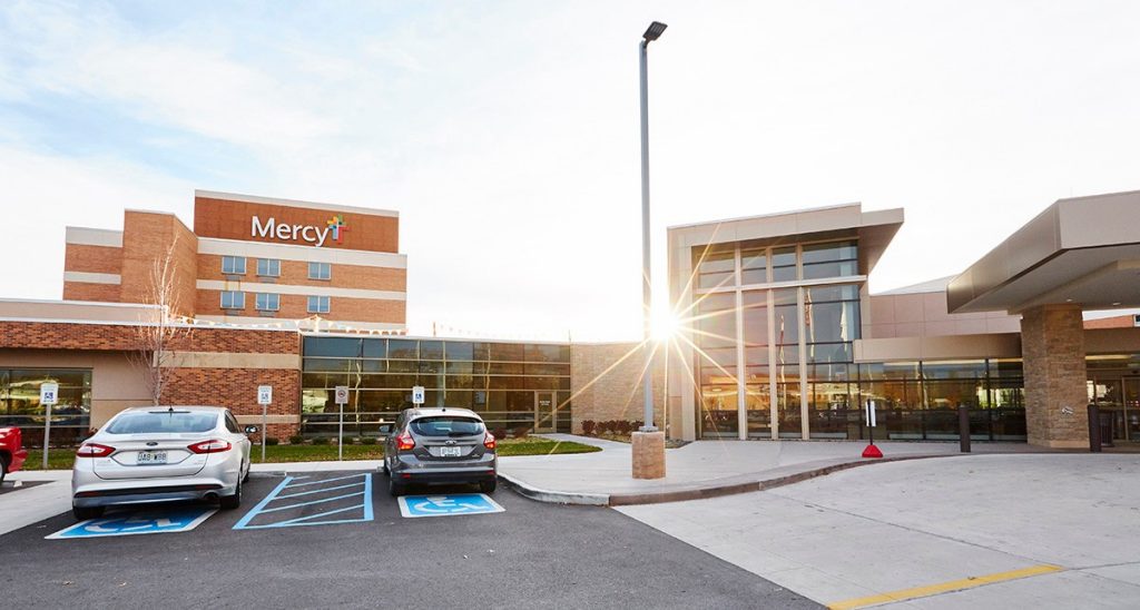 Mercy Hospital jefferson building entrance