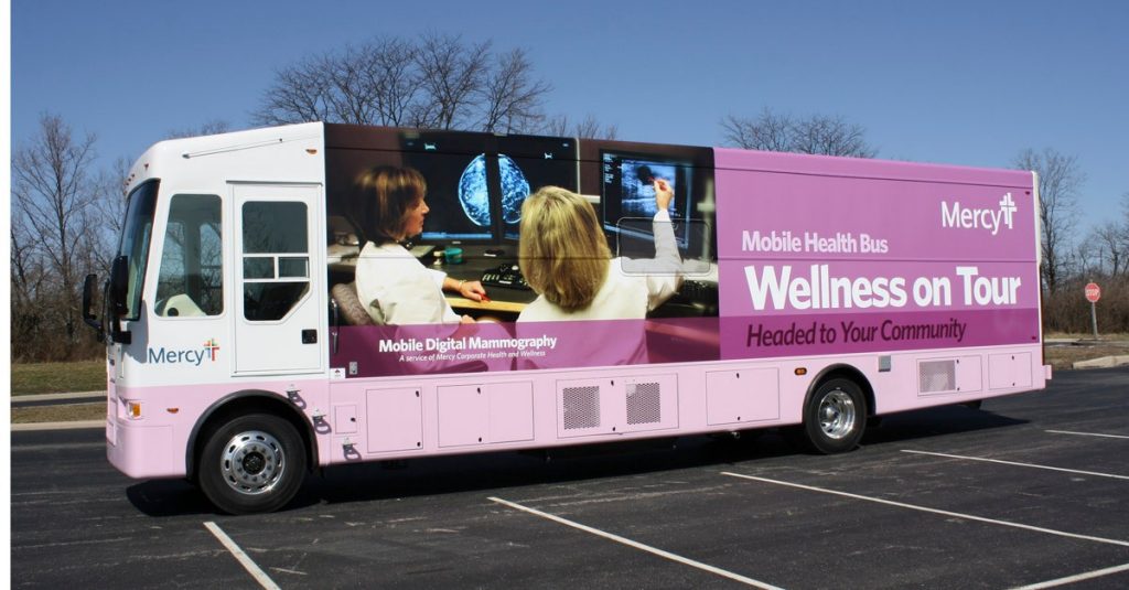 The Wellness on Tour bus, which visits more than 15 rural Ozarks communities, and the Mercy Breast Center - Chub O'Reilly Cancer Center have made 3D screening mammograms standard for every patient.