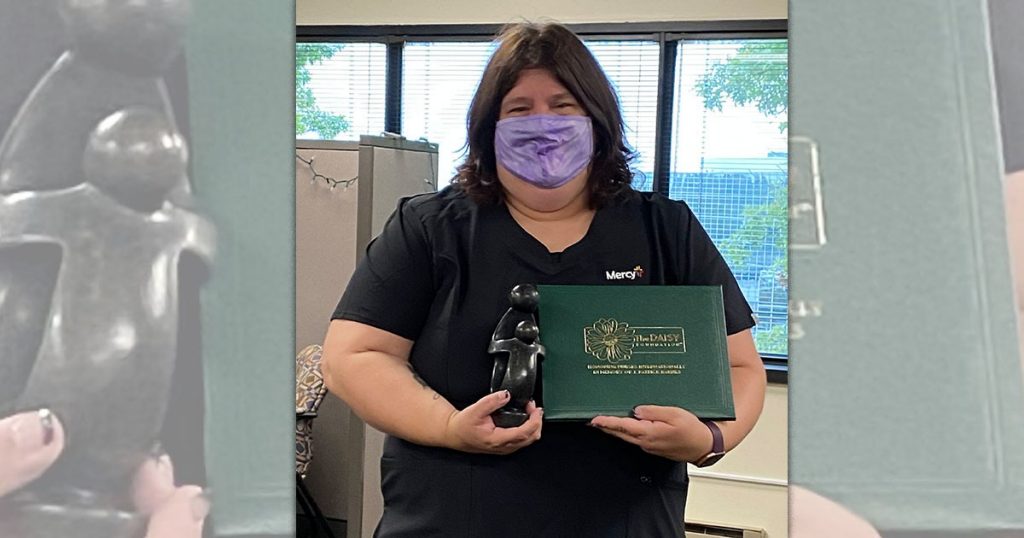 Hospice nurse Rebecca Hoffmann is a July 2020 DAISY Award winner.