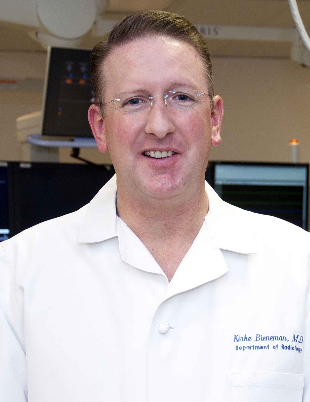 Dr. B. Kirke Bieneman is the first physician to use the newly approved WEB aneurysm embolization system to treat a wide neck aneurysm at a Mercy facility.