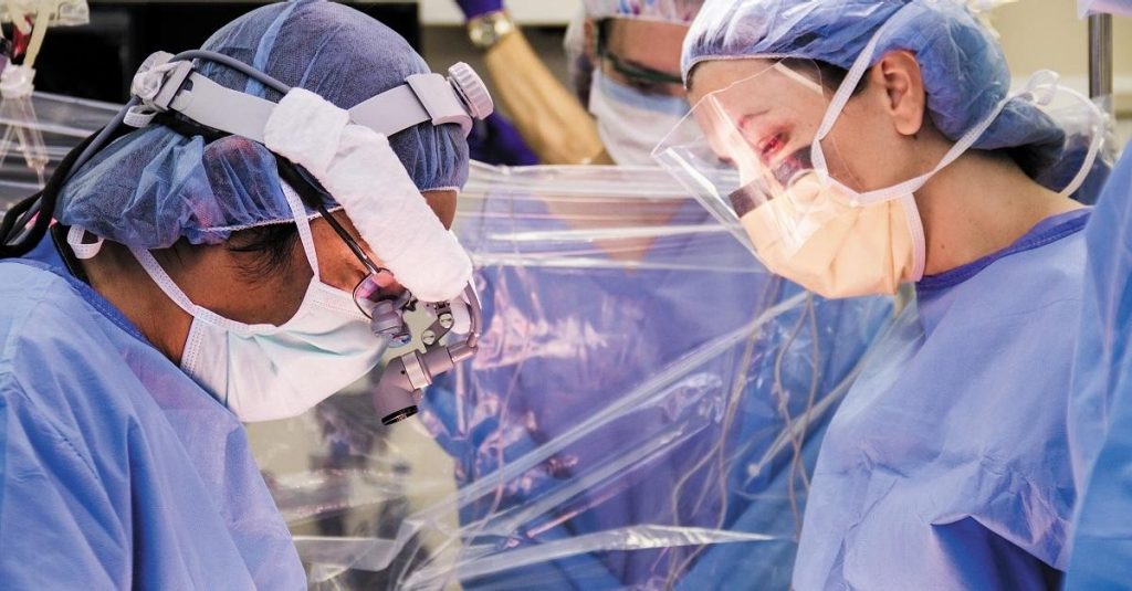 Dr. Seiichi Noda performs heart surgery at Mercy Hospital South.