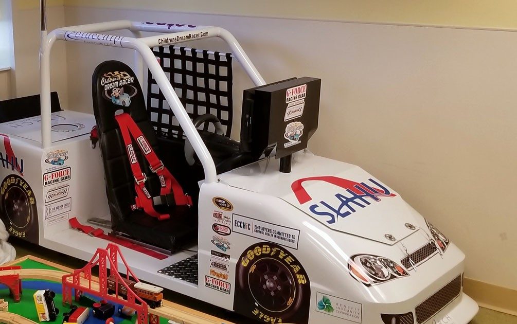 A Children's Dream Racer was donated by the St. Louis Association of Health Underwriters.