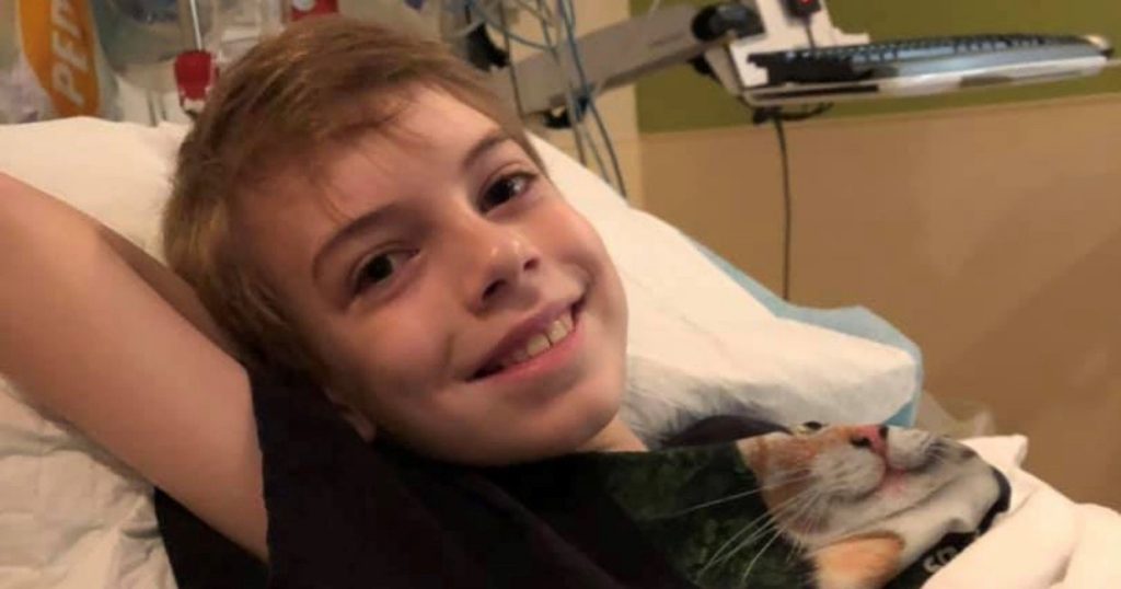 Frankie Bono smiles during a recent visit to Mercy Kids Tests and Treatments for an outpatient procedure.