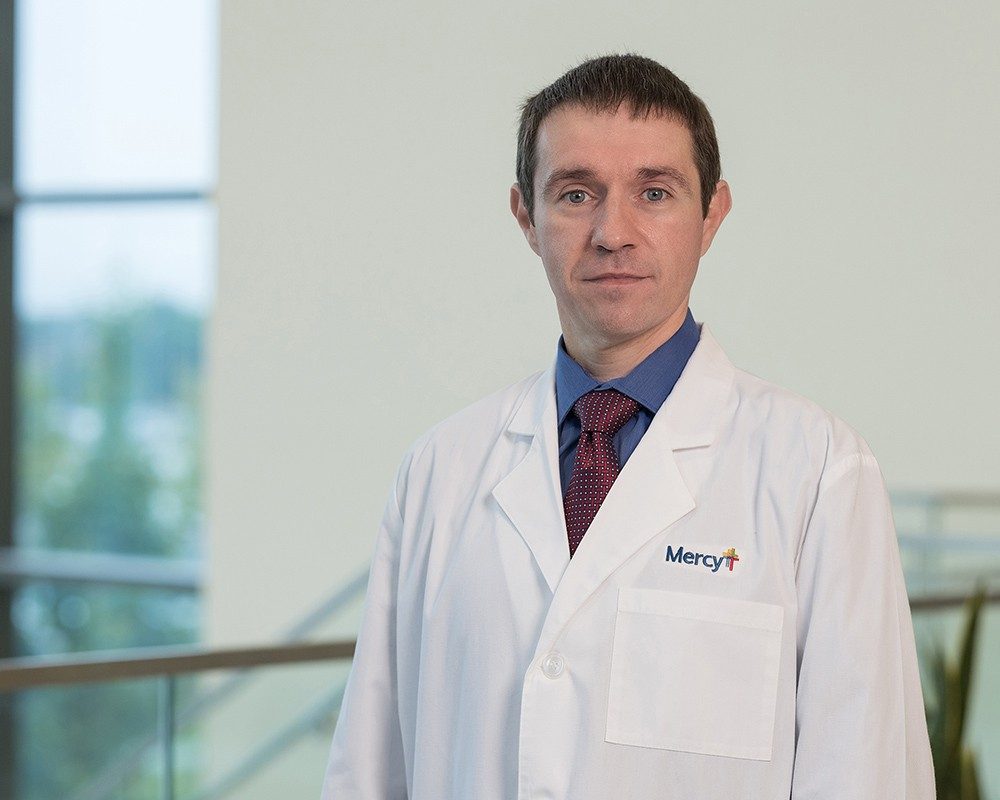 Dr. Mark Rivkin, neurosurgeon at Mercy Jefferson.