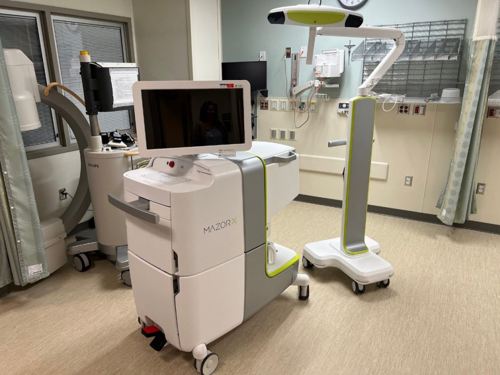 MAZOR X robotic spinal surgical platform