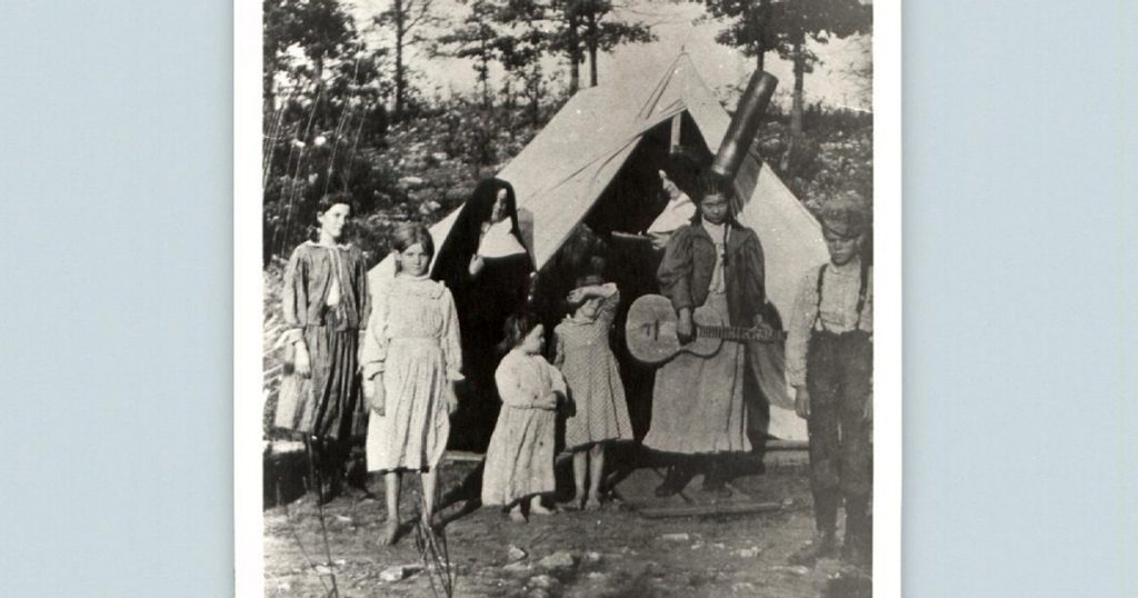 The smallpox epidemic of 1899 – 1900, in Springfield, Missouri, forced victims into quarantine. The Sisters of Mercy were the only ones willing to serve the people who were isolated in the “pest camp.”