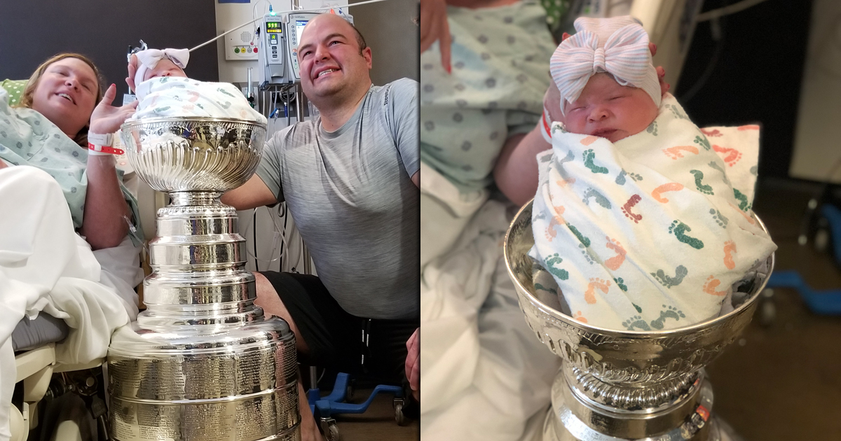 Mercy Baby is Youngest IN Stanley Cup