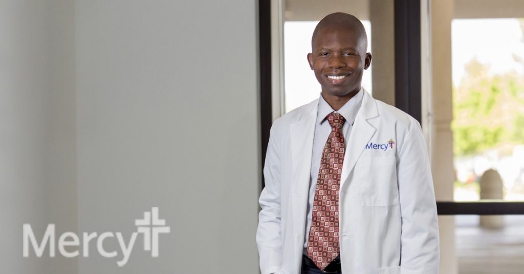 Dr. Steve-Felix Belinga, stroke program director for Mercy Hospital Fort Smith
