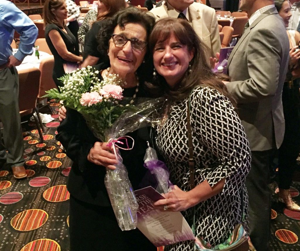 Madalene Smith, pictured left, has been a co-worker at Mercy for 59 years.