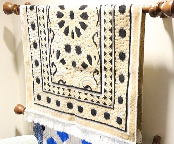 Prayer rugs are available in the interfaith room at Mercy Hospital Fort Smith.
